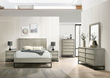 Weston Grey Wood Chest from Meridian - Luna Furniture