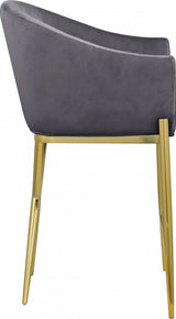 Xavier Grey Counter Stool from Meridian - Luna Furniture