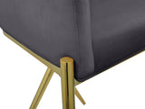 Xavier Grey Counter Stool from Meridian - Luna Furniture