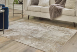 Grifflain Tan/Brown/Gray Medium Rug from Ashley - Luna Furniture