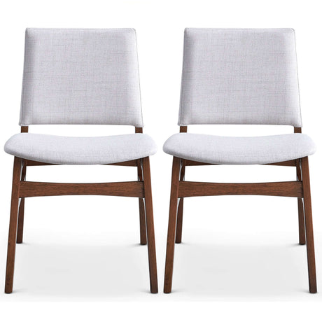 Gusto Mid-Century Modern Fabric Dining Chair (Set of 2) - AFC02060 - Luna Furniture