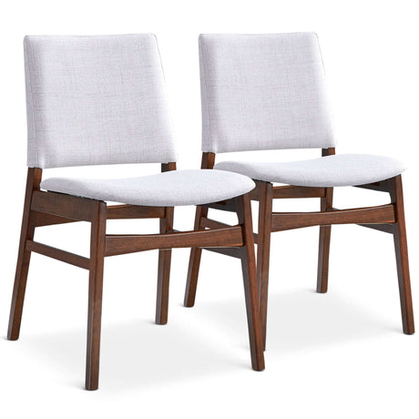 Gusto Mid-Century Modern Fabric Dining Chair (Set of 2) - AFC02060 - Luna Furniture