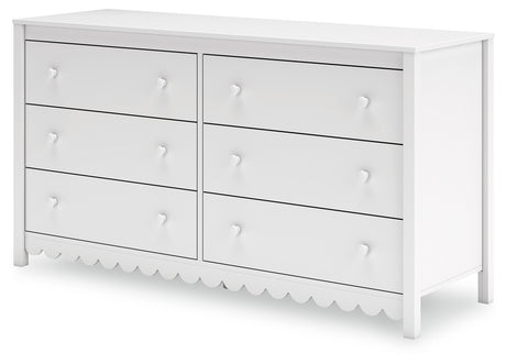 Hallityn White Dresser - EB1810-231 - Luna Furniture