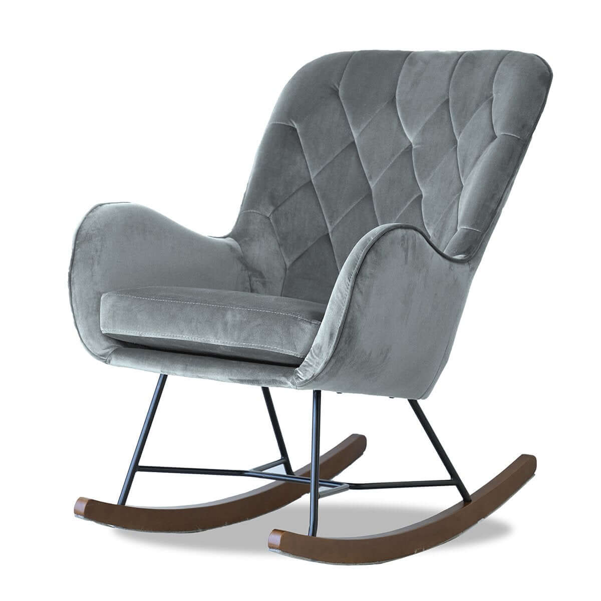 Modern grey fashion rocking chair