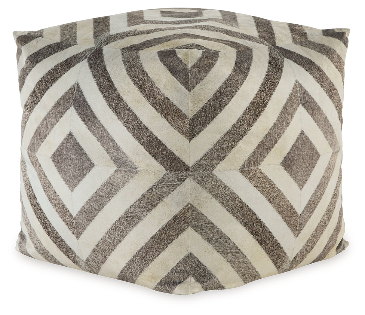 Hartselle Brown Pouf - A1000982 - Luna Furniture