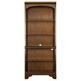 Hartshill 5-shelf Bookcase Burnished Oak - 881285 - Luna Furniture