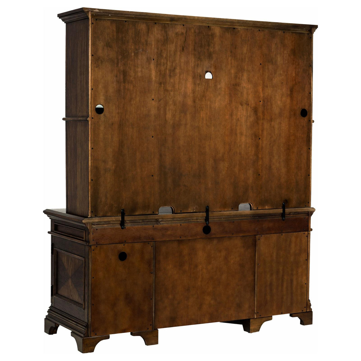 Hartshill Credenza with Hutch Burnished Oak - 881283 - Luna Furniture