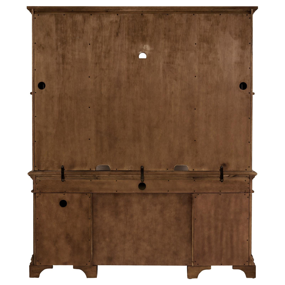 Hartshill Credenza with Hutch Burnished Oak - 881283 - Luna Furniture