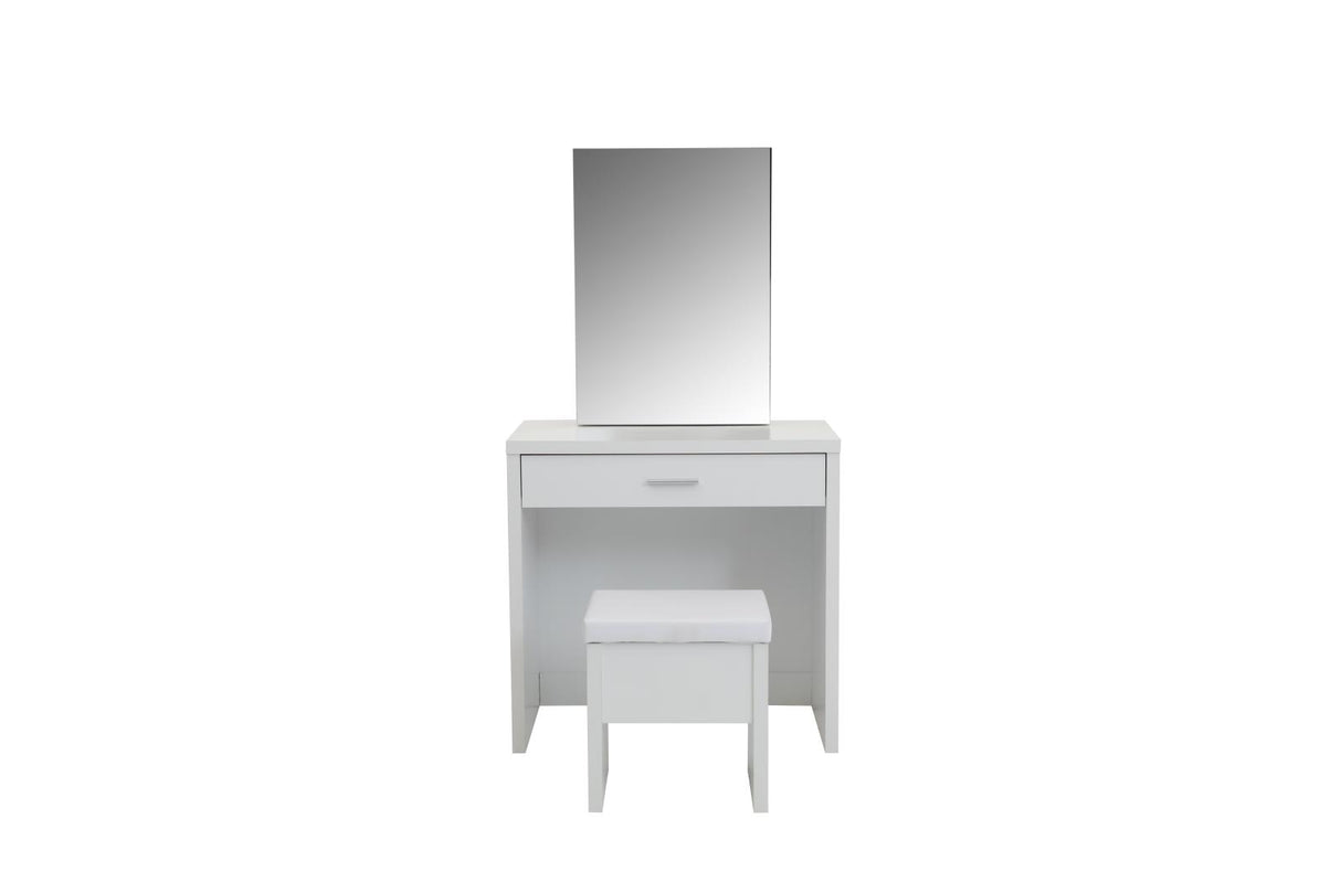 Harvey 2-Piece Vanity Set with Lift-Top Stool White from Coaster - Luna Furniture