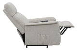 Herrera Power Lift Recliner with Wired Remote Beige - 609407P - Luna Furniture