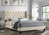 Serenity Beige Full Platform Bed from Happy Homes - Luna Furniture