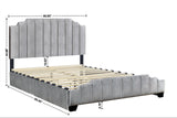 Ridge Gray Full Platform Bed with Side Drawer Storage from Happy Homes - Luna Furniture