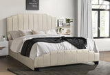 Ridge Beige King Platform Bed with Side Drawer Storage from Happy Homes - Luna Furniture