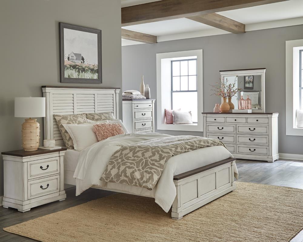 Winslow Smokey Walnut 5-Piece Queen Bedroom Set from Coaster - Luna Furniture