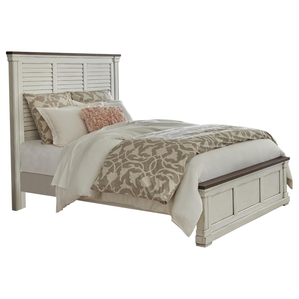 Hillcrest Queen Panel Bed White from Coaster - Luna Furniture