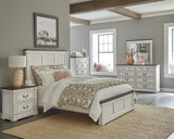 Hillcrest Dark Rum/White Rectangular Dresser Mirror from Coaster - Luna Furniture