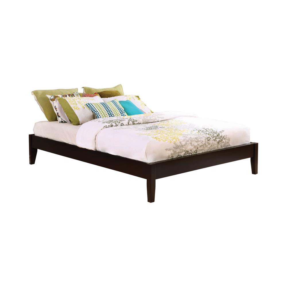 Hounslow California King Universal Platform Bed Cappuccino from Coaster - Luna Furniture