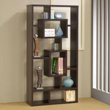 Howie Cappuccino 10-Shelf Bookcase from Coaster - Luna Furniture