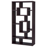 Howie Cappuccino 10-Shelf Bookcase from Coaster - Luna Furniture