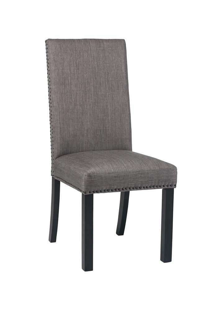 Hubbard Charcoal Upholstered Side Chairs, Set of 2 from Coaster - Luna Furniture