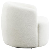 Hudson Upholstered Swivel Chair Natural - 905726 - Luna Furniture