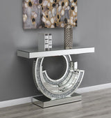 Imogen Silver Multi-dimensional Console Table from Coaster - Luna Furniture