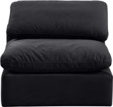 Indulge Velvet Living Room Chair Black from Meridian - Luna Furniture