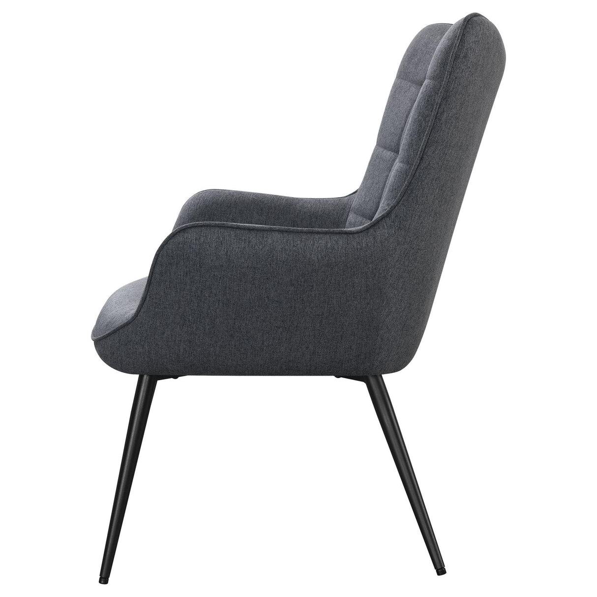 Isla Upholstered Flared Arms Accent Chair with Grid Tufted from Coaster - Luna Furniture