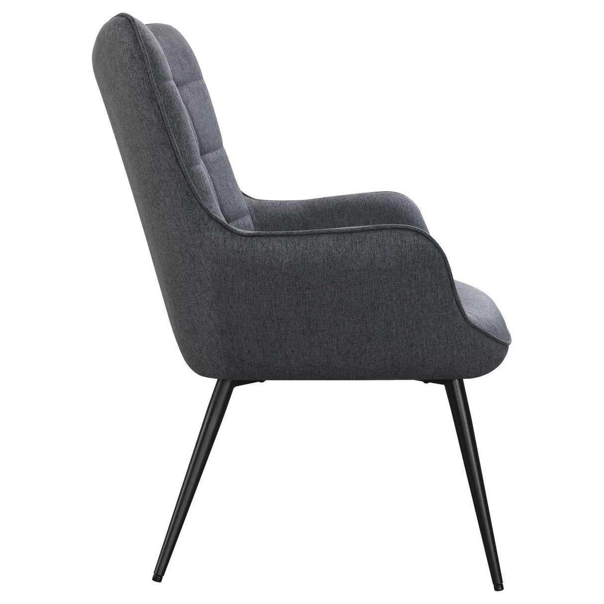 Isla Upholstered Flared Arms Accent Chair with Grid Tufted from Coaster - Luna Furniture