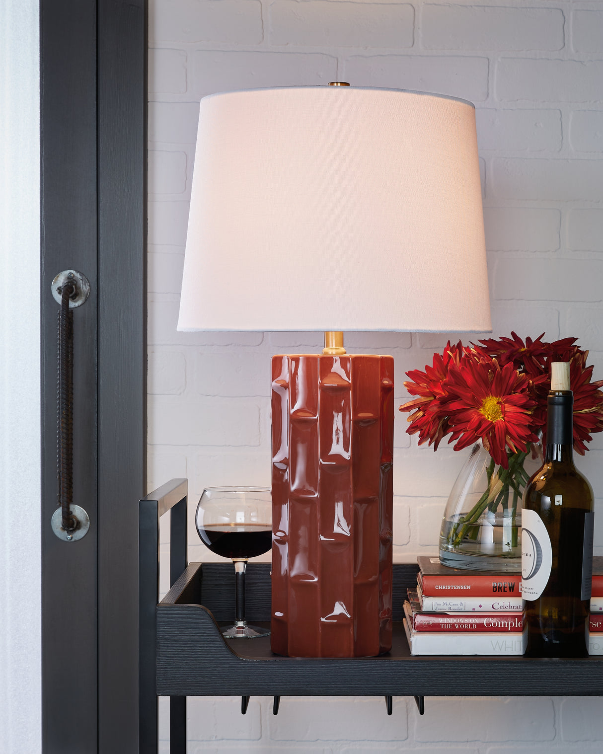 Jacemour Burnt Umber Table Lamp from Ashley - Luna Furniture