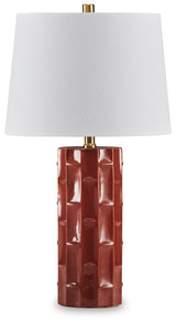 Jacemour Burnt Umber Table Lamp from Ashley - Luna Furniture