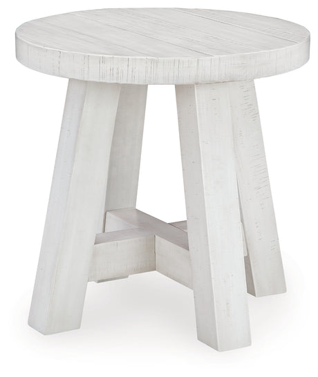 Jallison Off White End Table from Ashley - Luna Furniture