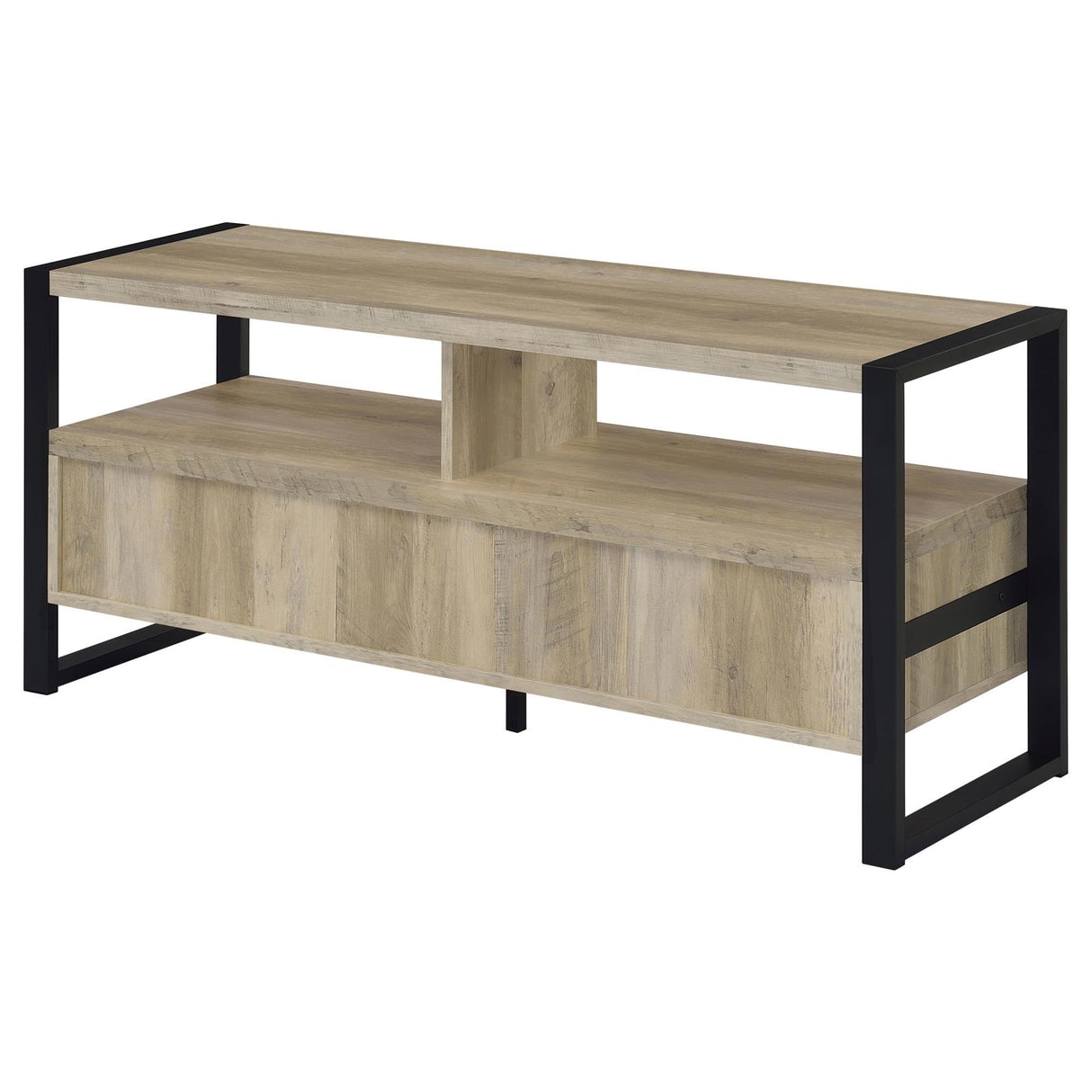 James 2-drawer Composite Wood 48" TV Stand Antique Pine - 704271 - Luna Furniture
