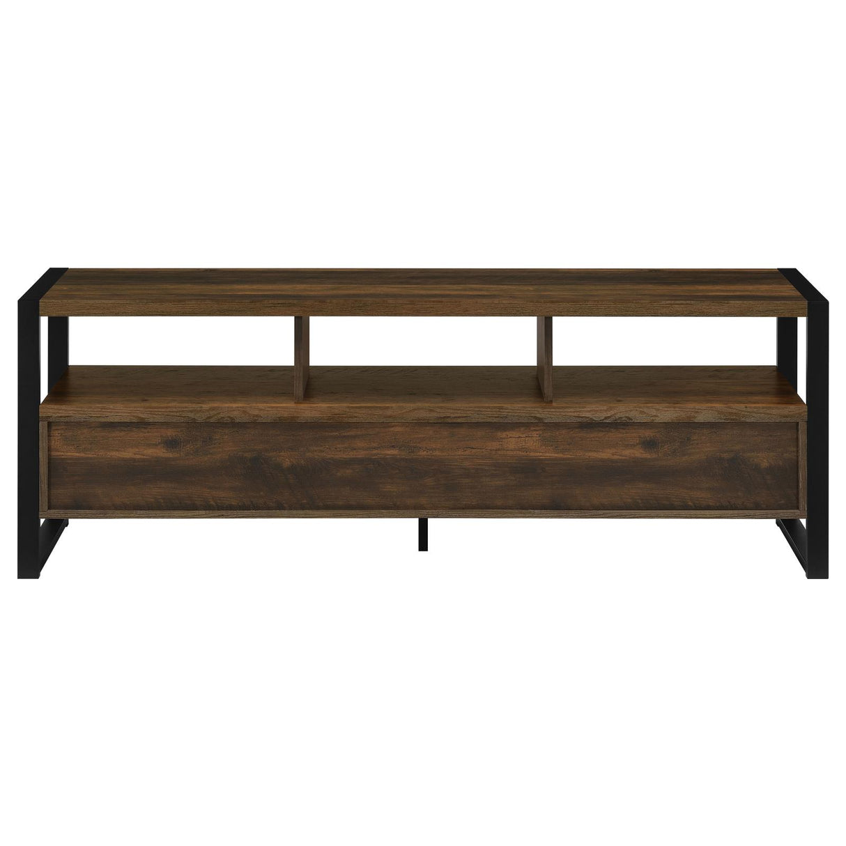 James 3-drawer Composite Wood 60" TV Stand Dark Pine - 704282 - Luna Furniture