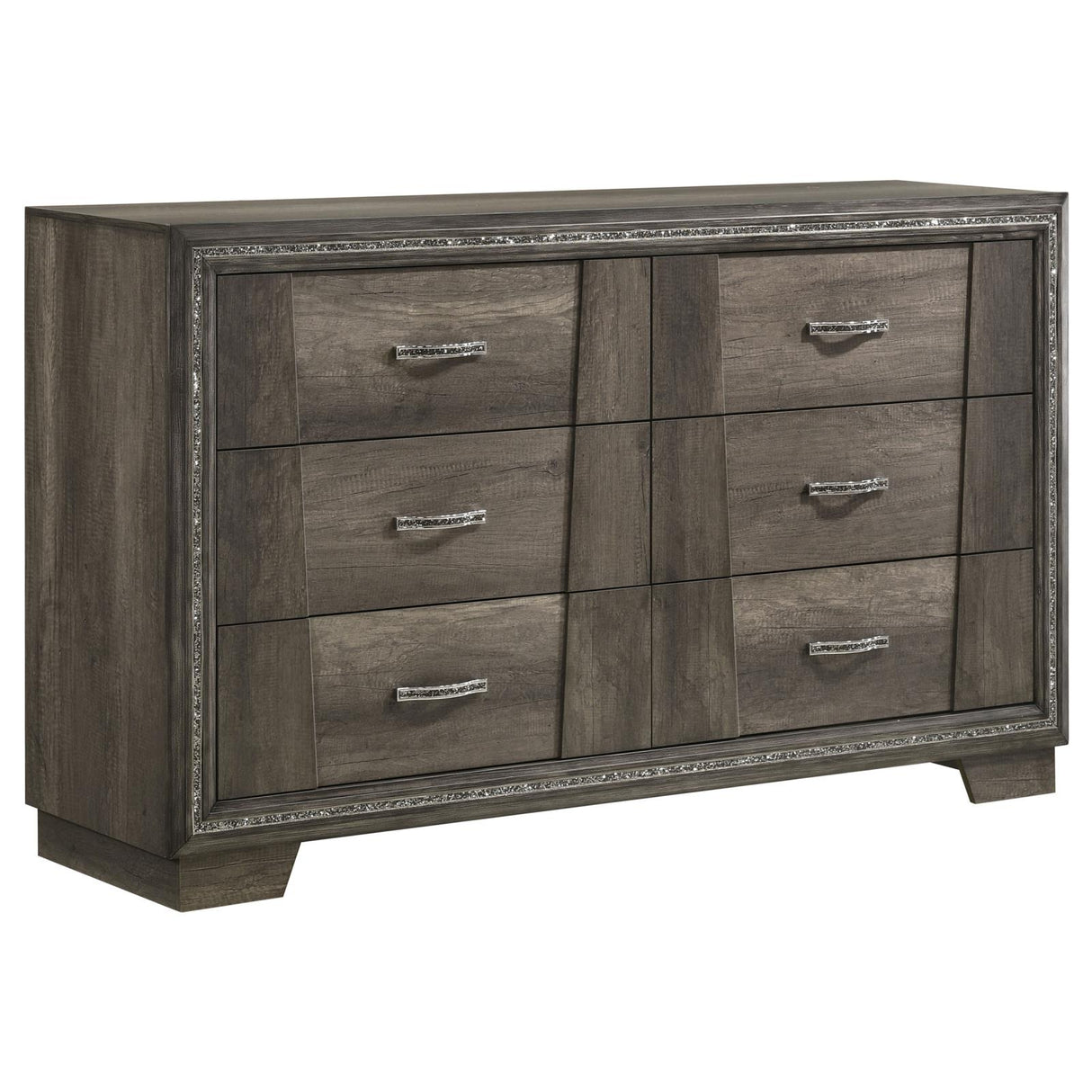 Janine 6-drawer Dresser Grey - 223553 - Luna Furniture