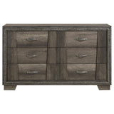 Janine 6-drawer Dresser Grey - 223553 - Luna Furniture