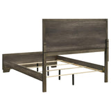 Janine Eastern King Panel Bed Grey - 223551KE - Luna Furniture