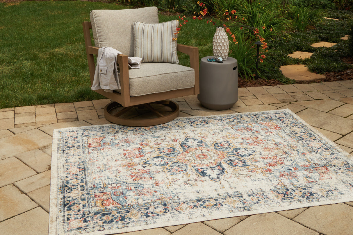 Jarrpage Multi 5' x 7' Rug from Ashley - Luna Furniture