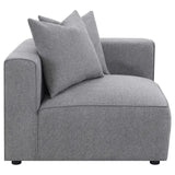 Jennifer 6-Piece Tight Seat Modular Sectional Gray from Coaster - Luna Furniture