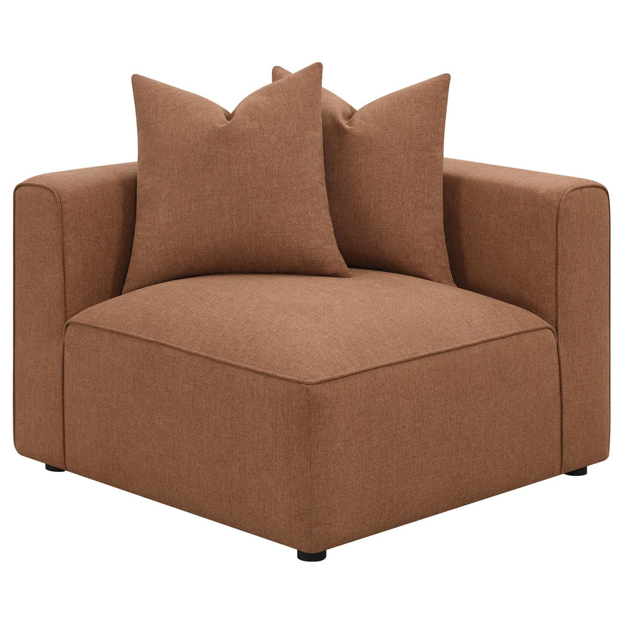 Jennifer 6-piece Upholstered Modular Sectional Terracotta - 551591-SET - Luna Furniture