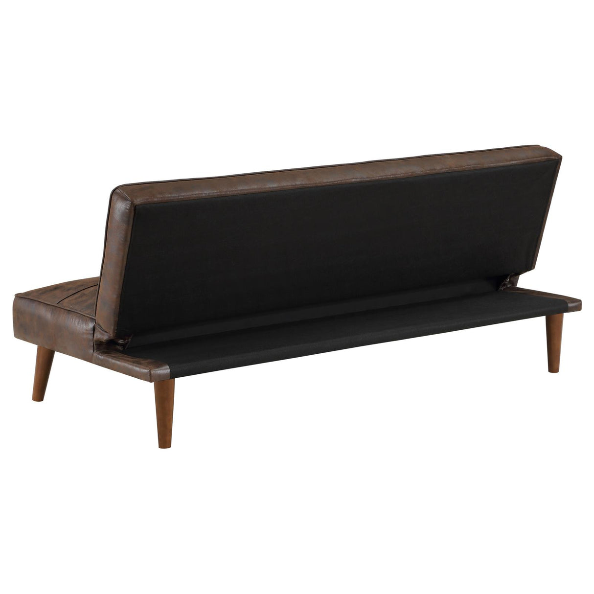 Jenson Multipurpose Upholstered Tufted Convertible Sofa Bed Dark Coffee Brown from Coaster - Luna Furniture