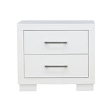 Jessica 2-drawer Nightstand White - 202992 - Luna Furniture
