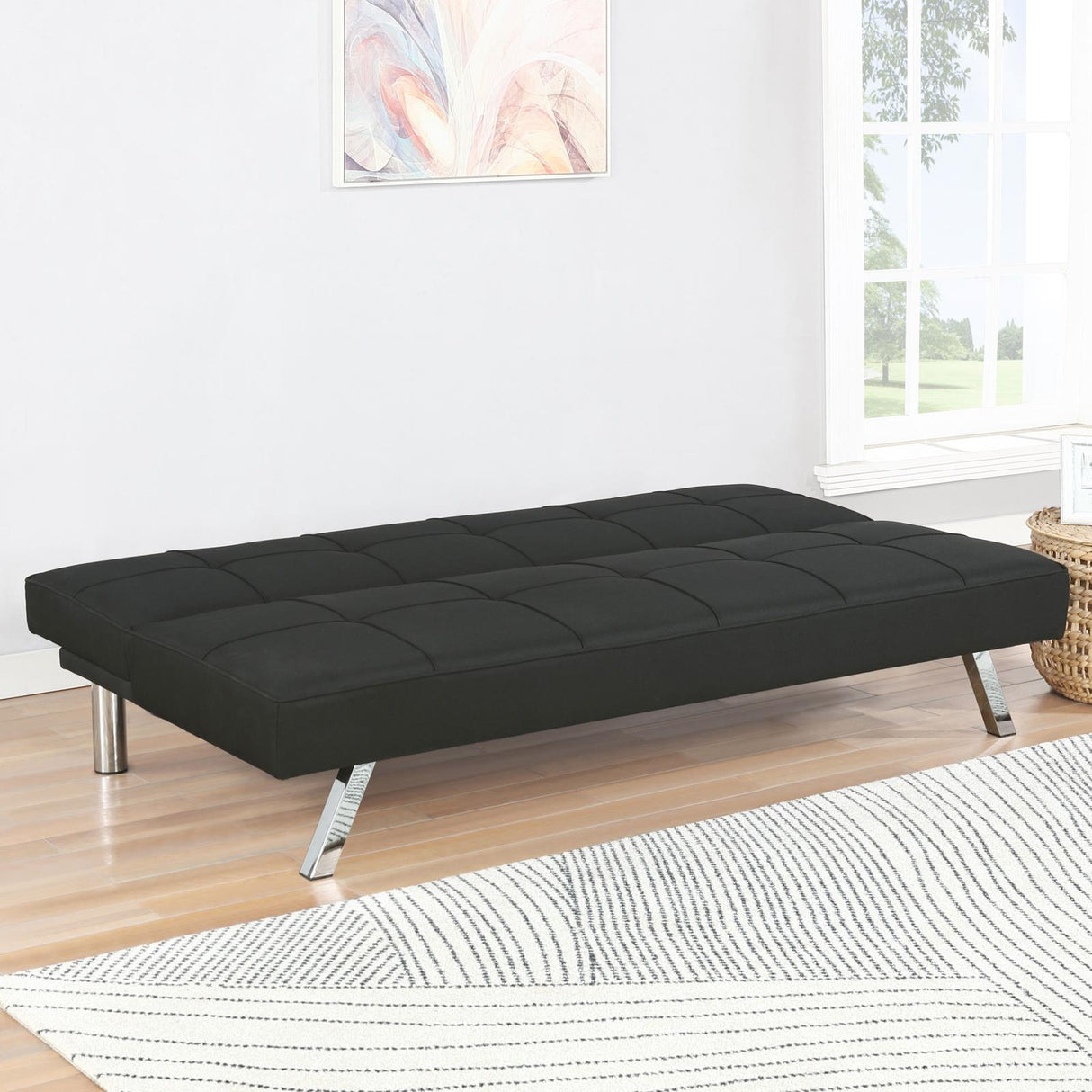 Joel Upholstered Tufted Sofa Bed from Coaster - Luna Furniture