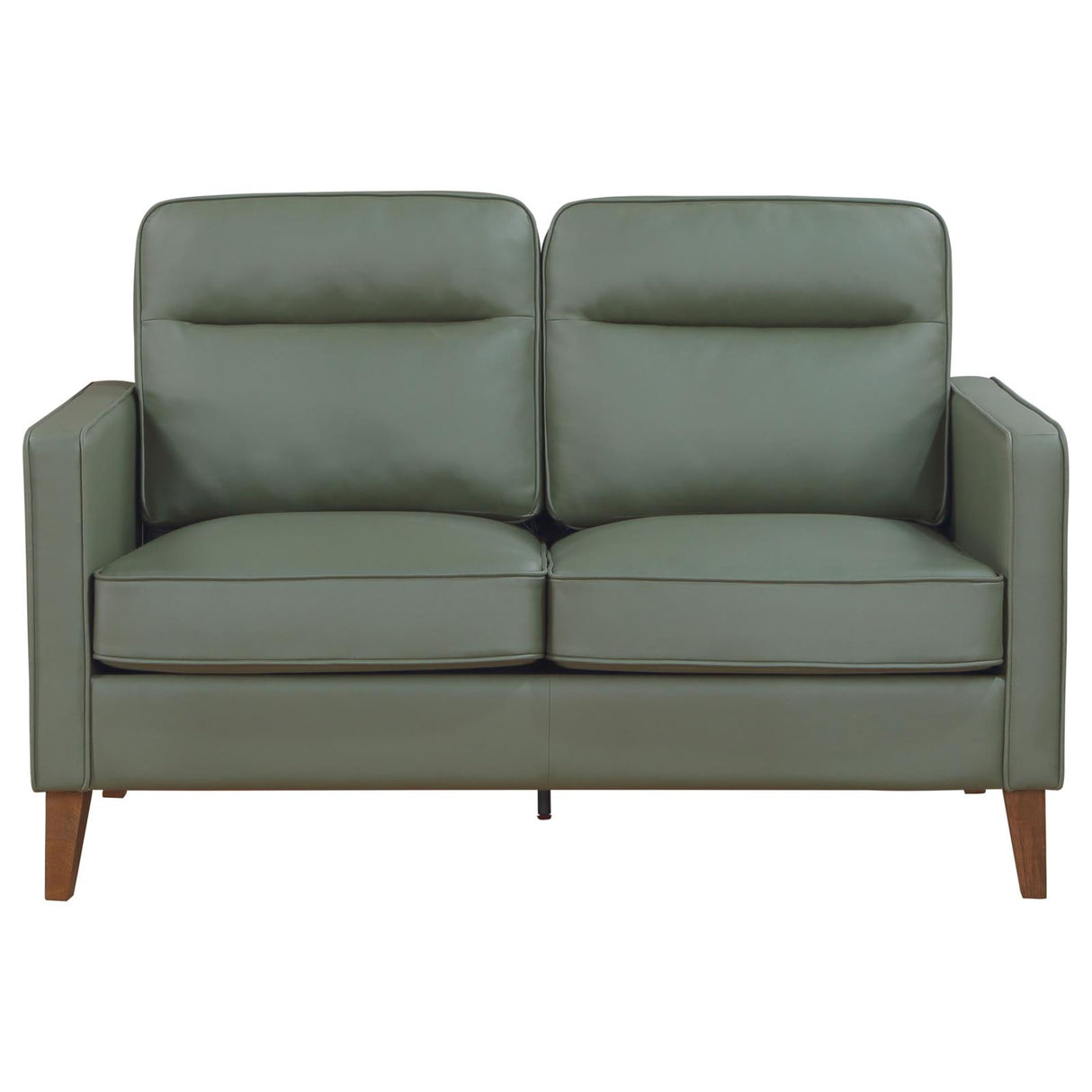 Jonah 2-piece Upholstered Track Arm Sofa Set Green from Coaster - Luna Furniture