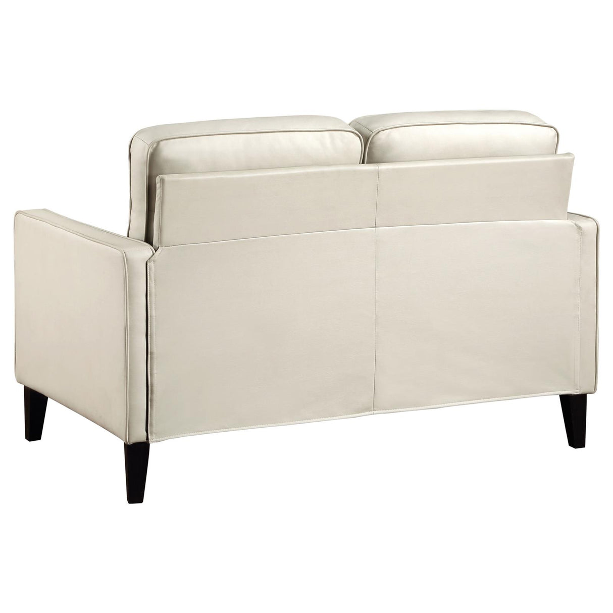 Jonah 2-piece Upholstered Track Arm Sofa Set Ivory from Coaster - Luna Furniture