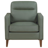 Jonah Green Upholstered Track Arm Accent Club Chair from Coaster - Luna Furniture