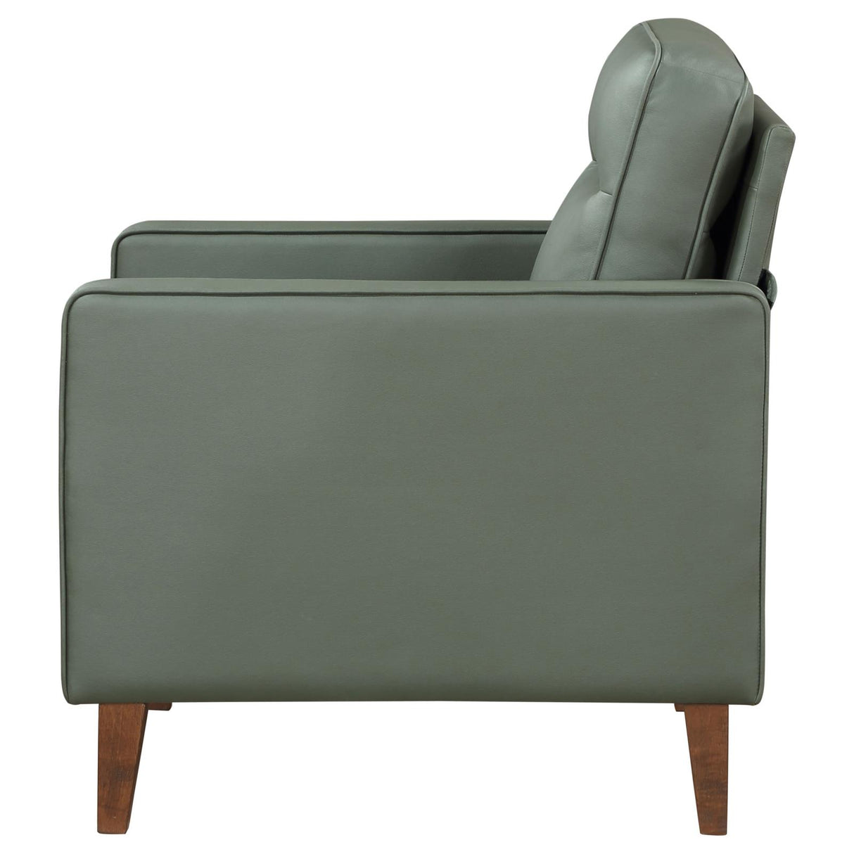 Jonah Green Upholstered Track Arm Accent Club Chair from Coaster - Luna Furniture