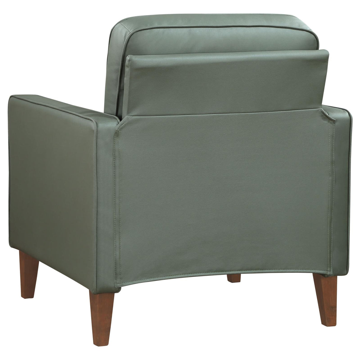 Jonah Green Upholstered Track Arm Accent Club Chair from Coaster - Luna Furniture