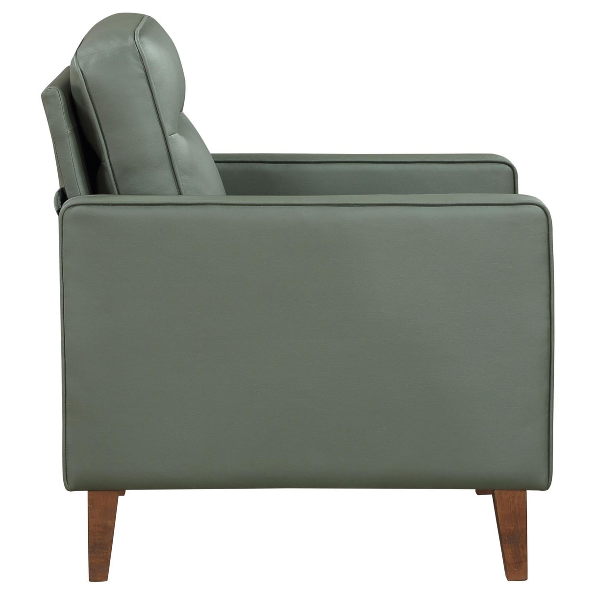 Jonah Green Upholstered Track Arm Accent Club Chair from Coaster - Luna Furniture