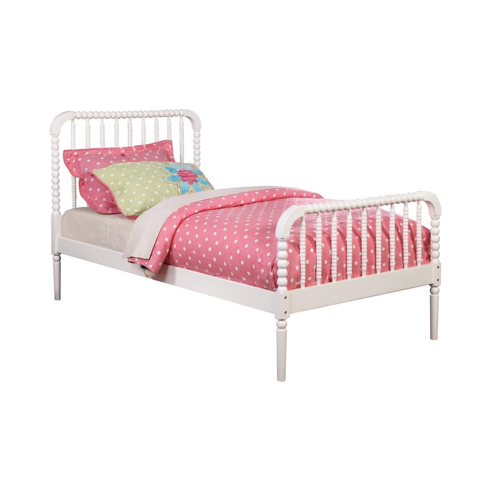 Jones Twin Bed White from Coaster - Luna Furniture